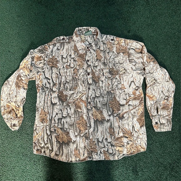 Cabela’s Real Tree All-over Print Flannel - Picture 1 of 4